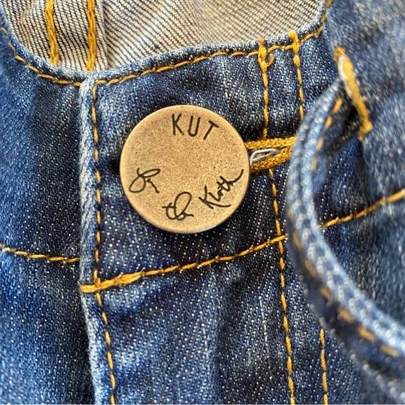 Kut from the Kloth drawstring cropped jeans, sz 10 - Picture 4 of 11